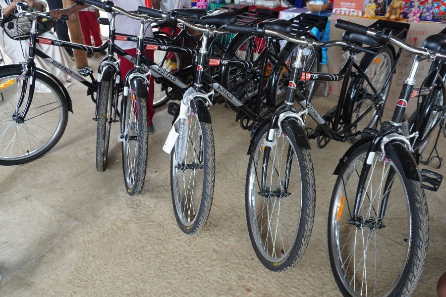 tarjeta 4 bicis entregadas